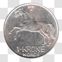 Preview 1 Krone, 1971 reverse