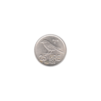 Preview 25 øre, 1964 reverse