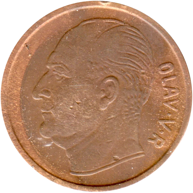 5 øre, 1964 Obverse