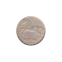 Preview 1 Krone, 1960 reverse