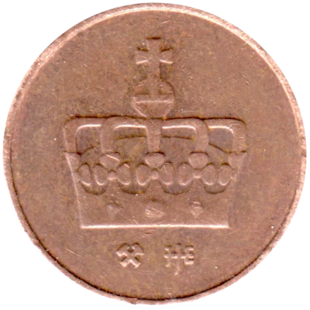 50 øre, 2000 Obverse