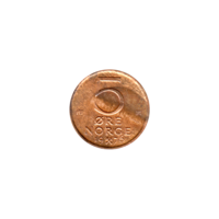 Preview 5 øre, 1976 reverse