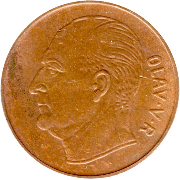 5 øre, 1973 Obverse