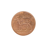 Preview 5 øre, 1973 reverse