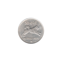 Preview 50 øre, 1972 reverse
