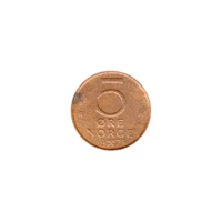 Preview 5 øre, 1974 reverse