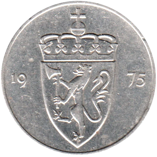 50 øre, 1975 Obverse