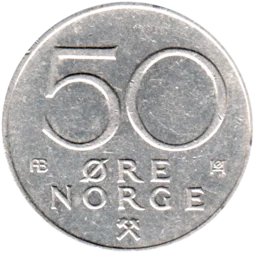 Preview 50 øre, 1975 reverse
