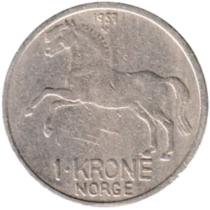 Preview 1 Krone, 1959 reverse