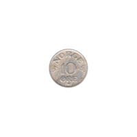 Preview 10 øre, 1952 reverse
