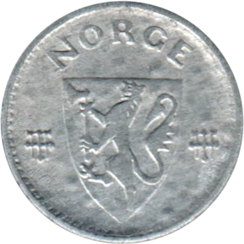 Preview 10 øre, 1942 obverse