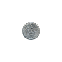 Preview 10 øre, 1942 reverse