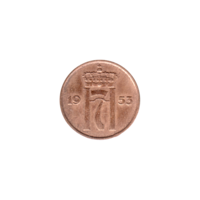 Preview 2 øre, 1953 obverse