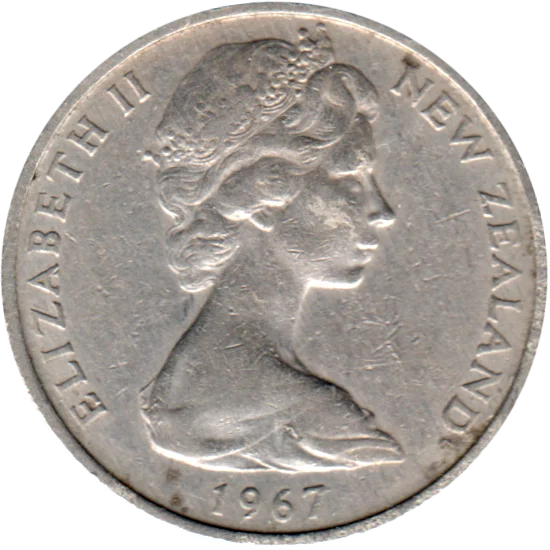 10 cents, 1967 Obverse