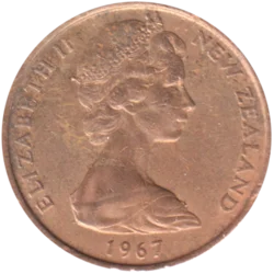 Preview 2 cents, 1967 obverse