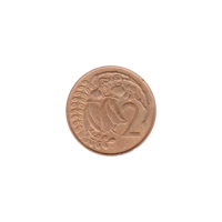 Preview 2 cents, 1967 reverse