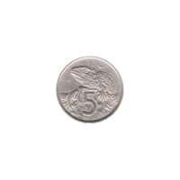 Preview 5 cents, 1974 reverse