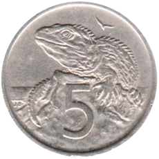 Preview 5 cents, 1974 reverse