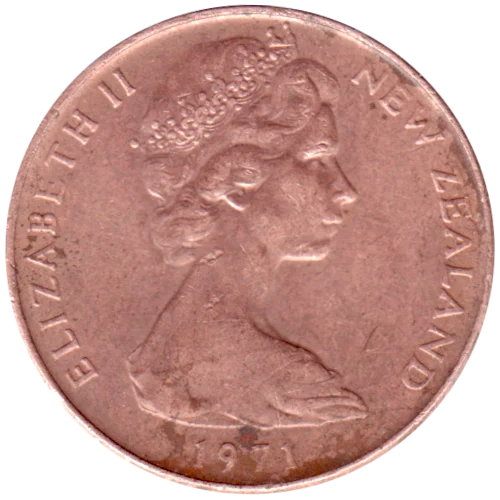 2 cents, 1971 Obverse