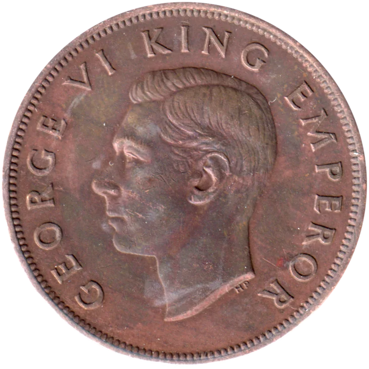 1 penny, 1945 Obverse