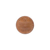 Preview 1 centésimo, 1996 reverse