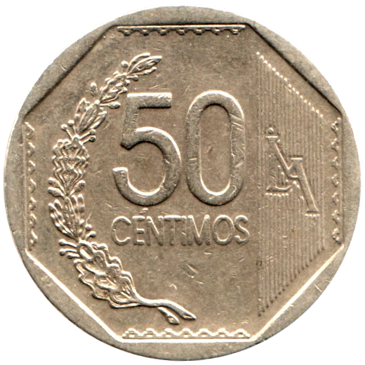 50 céntimos, 2007 Reverse