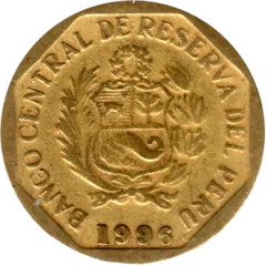 Preview 10 céntimos, 1996 obverse