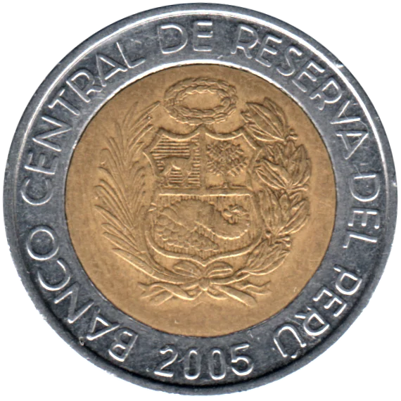5 Soles, 2005 Obverse