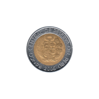 Preview 5 Soles, 2005 obverse
