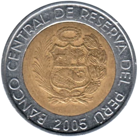 Preview 5 Soles, 2005 obverse