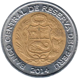 Preview 2 Soles, 2014 obverse