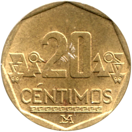 20 céntimos, 2023 Reverse