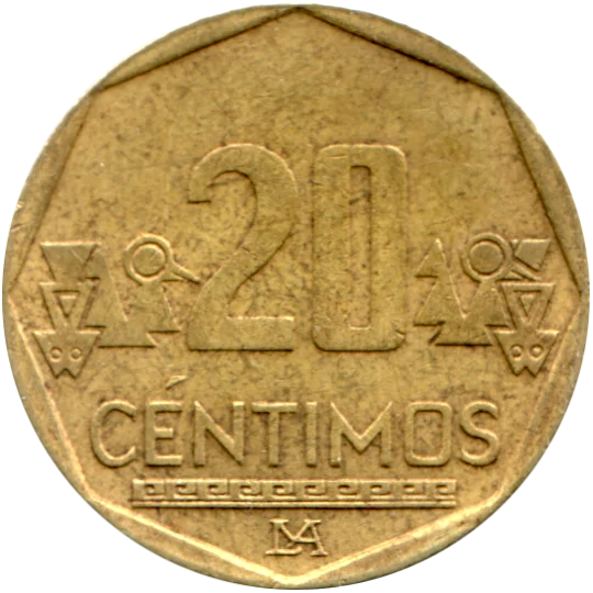 20 céntimos, 2022 Reverse