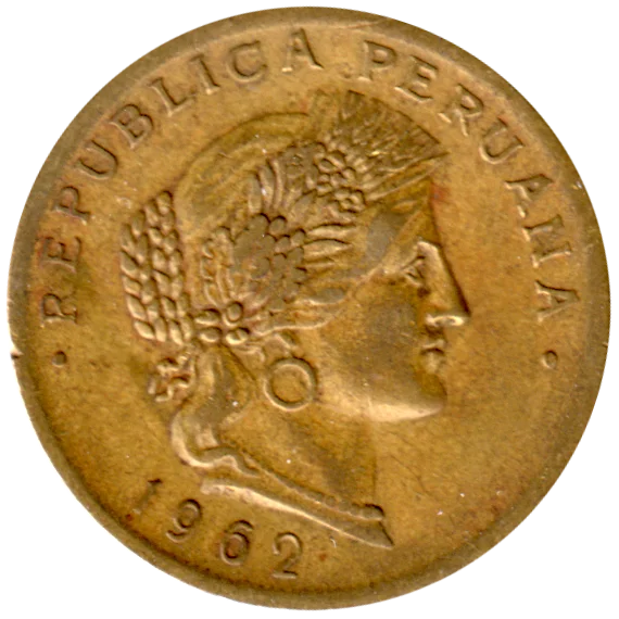 20 centavos, 1962 Obverse