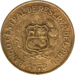 Preview ½ Sol, 1973 obverse