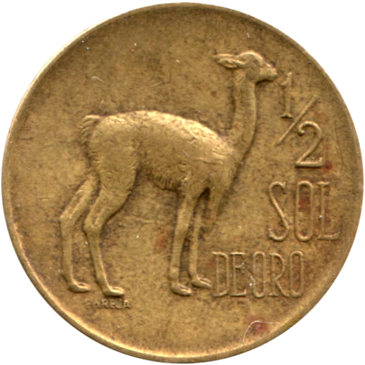 ½ Sol, 1973 Reverse