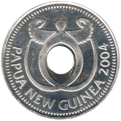 Preview 1 Kina, 2004 obverse