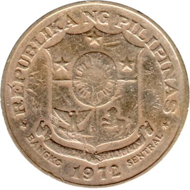 Preview 1 Peso, 1972 obverse
