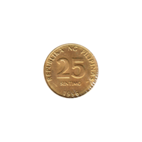 Preview 25 sentimos, 1996 reverse