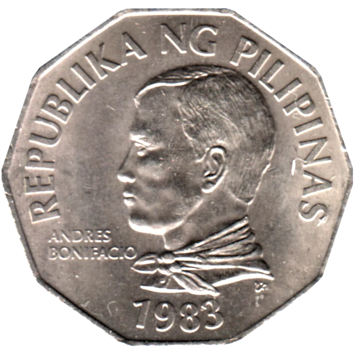2 Pesos, 1983 Obverse
