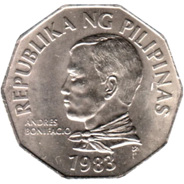 Preview 2 Pesos, 1983 obverse