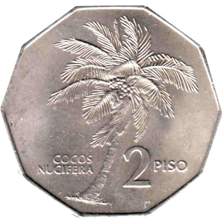2 Pesos, 1983 Reverse