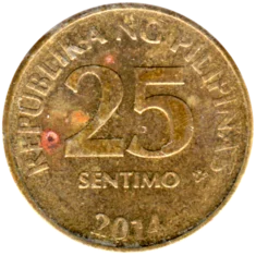 Preview 25 sentimos, 2014 reverse
