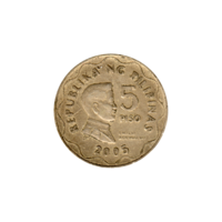 Preview 5 Pesos, 2005 reverse