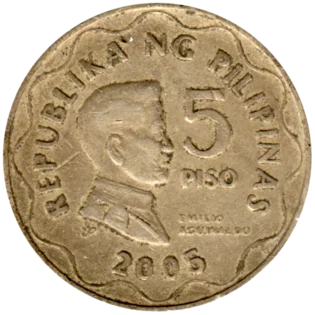 Preview 5 Pesos, 2005 reverse