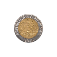 Preview 10 Pesos, 2015 reverse