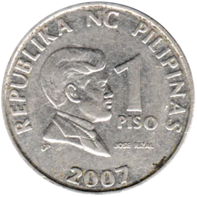 Preview 1 Peso, 2007 reverse