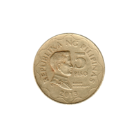 Preview 5 Pesos, 2013 reverse