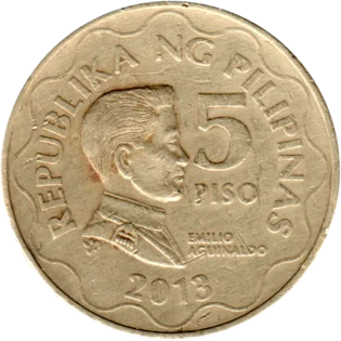 Preview 5 Pesos, 2013 reverse