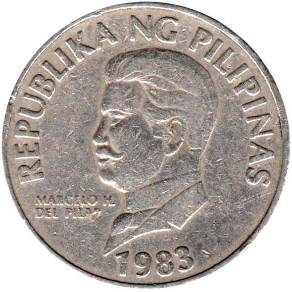 50 sentimos, 1983 Obverse